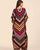 Vestido Estampado Kaftan Expressões Duo Kaftan multi listras