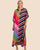 Vestido Estampado Kaftan Expressões Duo Kaftan dual listras