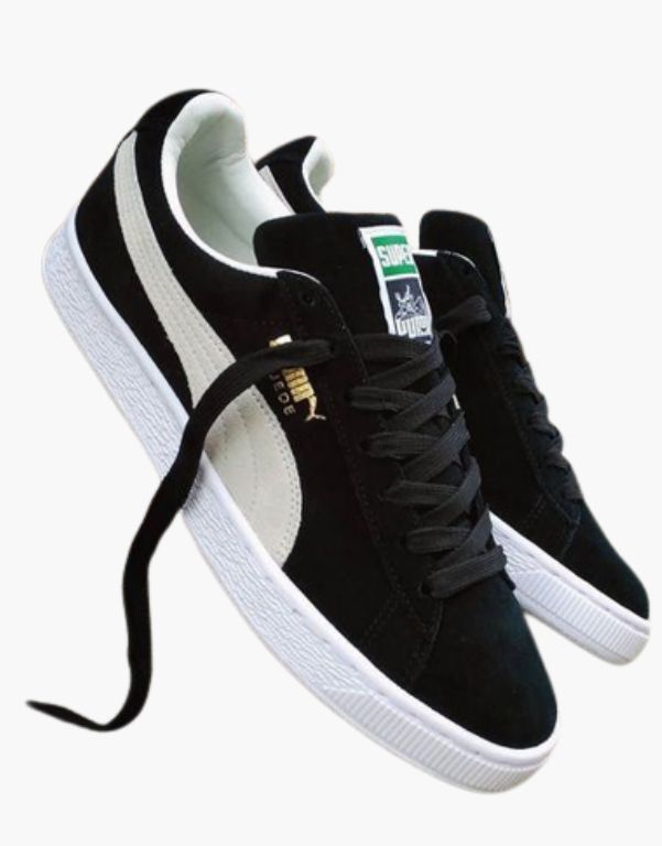 Tenis Puma Smash v2 Preto e Branco Tpm de Ofertas