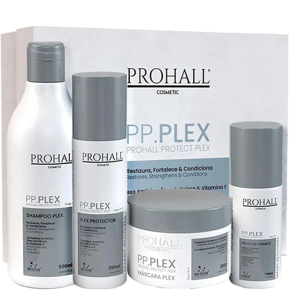 Kit Prohall PP Plex - Kit Proteção para Descoloração Completo