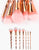 Kit 7 Pincéis Metálicos de Maquiagem e-Girl - www.tpmdeofertas.com.br