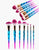 Kit 7 Pincéis Metálicos de Maquiagem e-Girl - www.tpmdeofertas.com.br