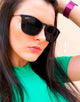 Óculos de Sol Ray Ban Chris Preto Feminino