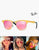 Óculos de Sol Ray Ban Clubmaster Aluminium Dourado - www.tpmdeofertas.com.br