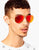Óculos de Sol Ray Ban Aviador Vermelho