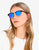 Óculos de Sol RayBan Clubmaster Espelhado Azul - www.tpmdeofertas.com.br