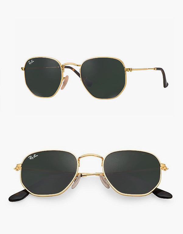 Óculos de Sol Ray Ban Round e Ray Ban Hexagonal - www.tpmdeofertas.com.br