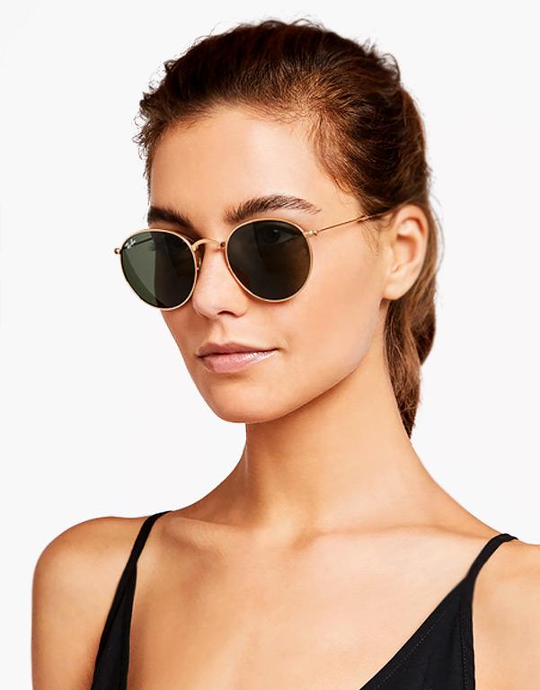 Óculos de Sol Ray Ban Round e Ray Ban Hexagonal - www.tpmdeofertas.com.br