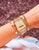 Relógio Analógico Vintage Gold - www.tpmdeofertas.com.br