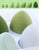 Kit de 7 Esponjinhas Verde de Maquiagem BBB CREAM com um lindo Suporte - www.tpmdeofertas.com.br